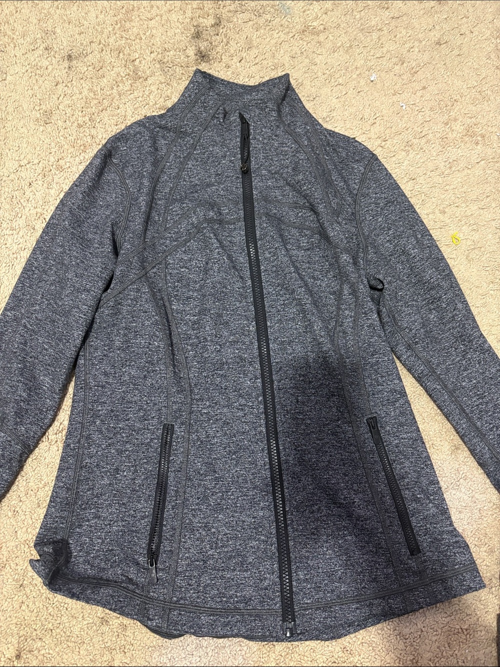 lululemon athletica Charcoal Heather Full-Zip Jacket